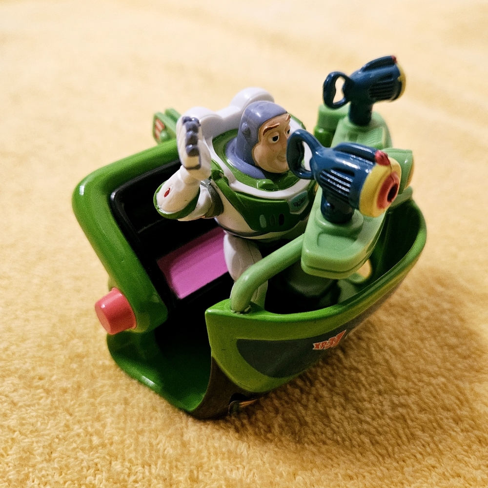 Vintage Disney Toy Story Buzz Lightyear Die Cast Theme Park Collectible